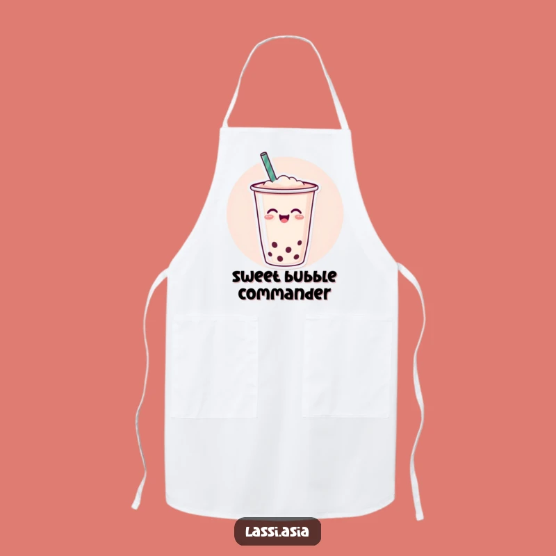 Funny Boba Tea Apron - Joyful Wiggle for Kitchen Fun and Cheer