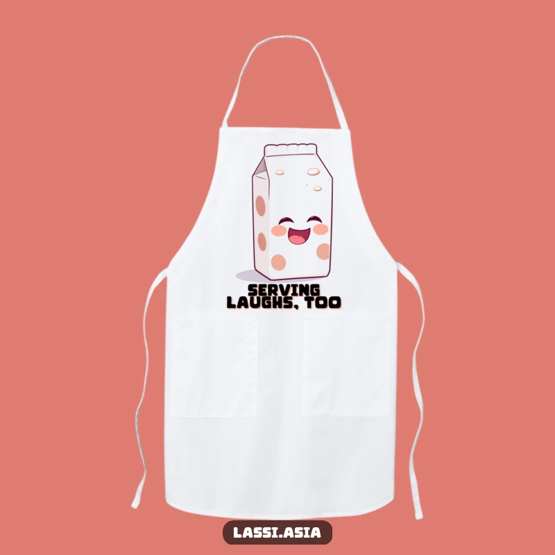 Funny Milk Carton Apron: Kitchen Fun Laughing Design, Great Funny Gift Apron