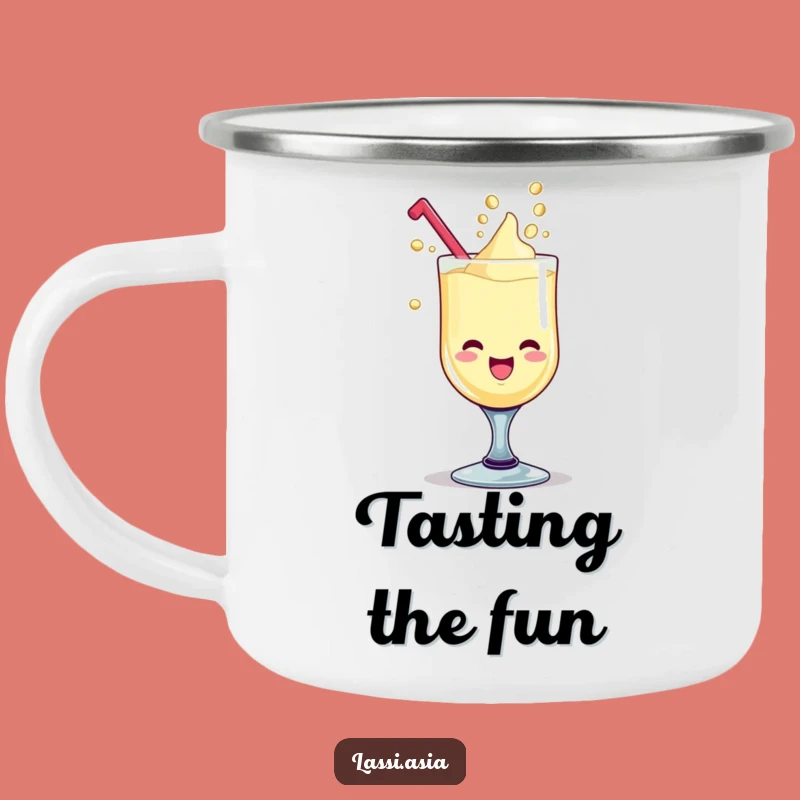 Funny Lassi Goblet Camping Mug: Giggling Drink Cup, Ideal Funny Gift