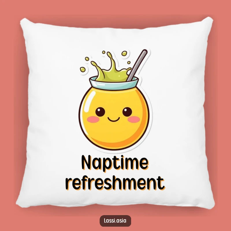 Funny Juice Splatter Pillow: Comfy and Hilarious Home Decor