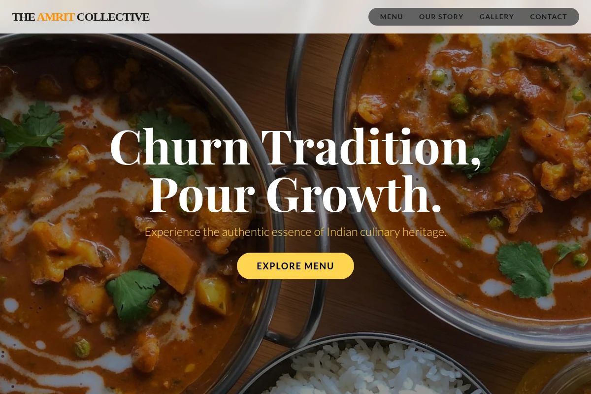 Fresh Indian Food