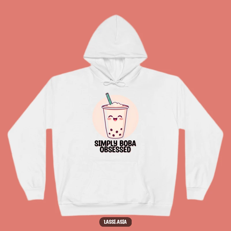 Funny Boba Tea Hoodie - Cozy Wiggling Comfort for a Joyful Vibe