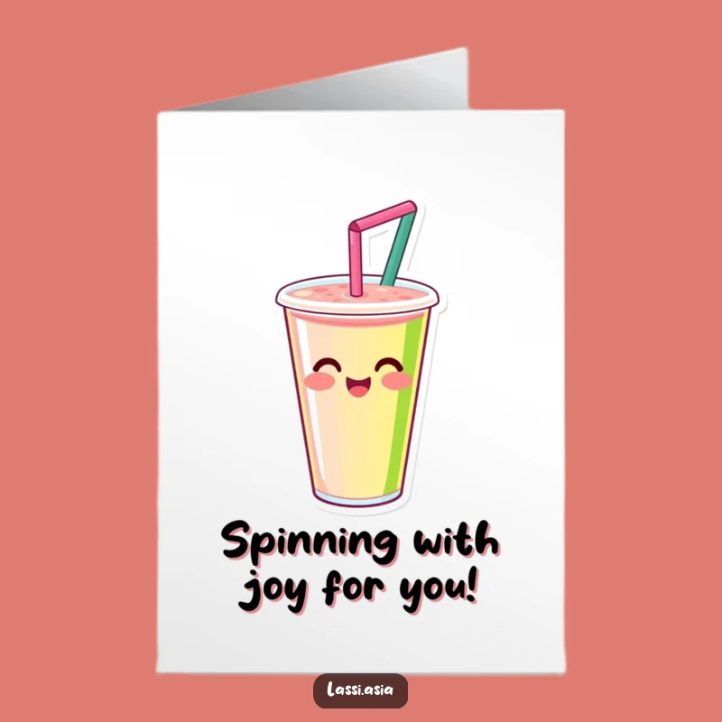 Free Printable Smoothie Congrats Card - Spinning Success Downloadable