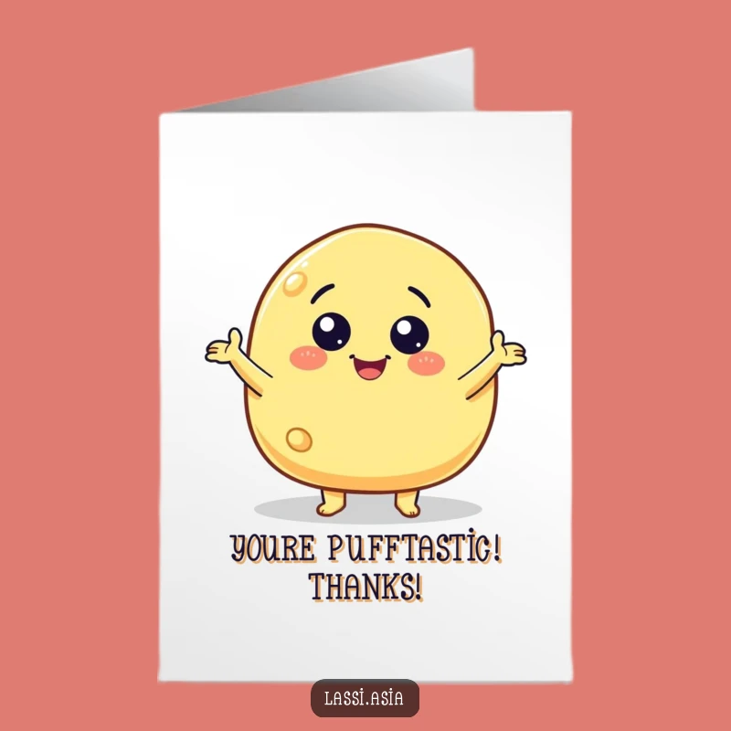 Free Printable Thank You Card: Cheesy Puff, Funny & Downloadable Appreciation Gift